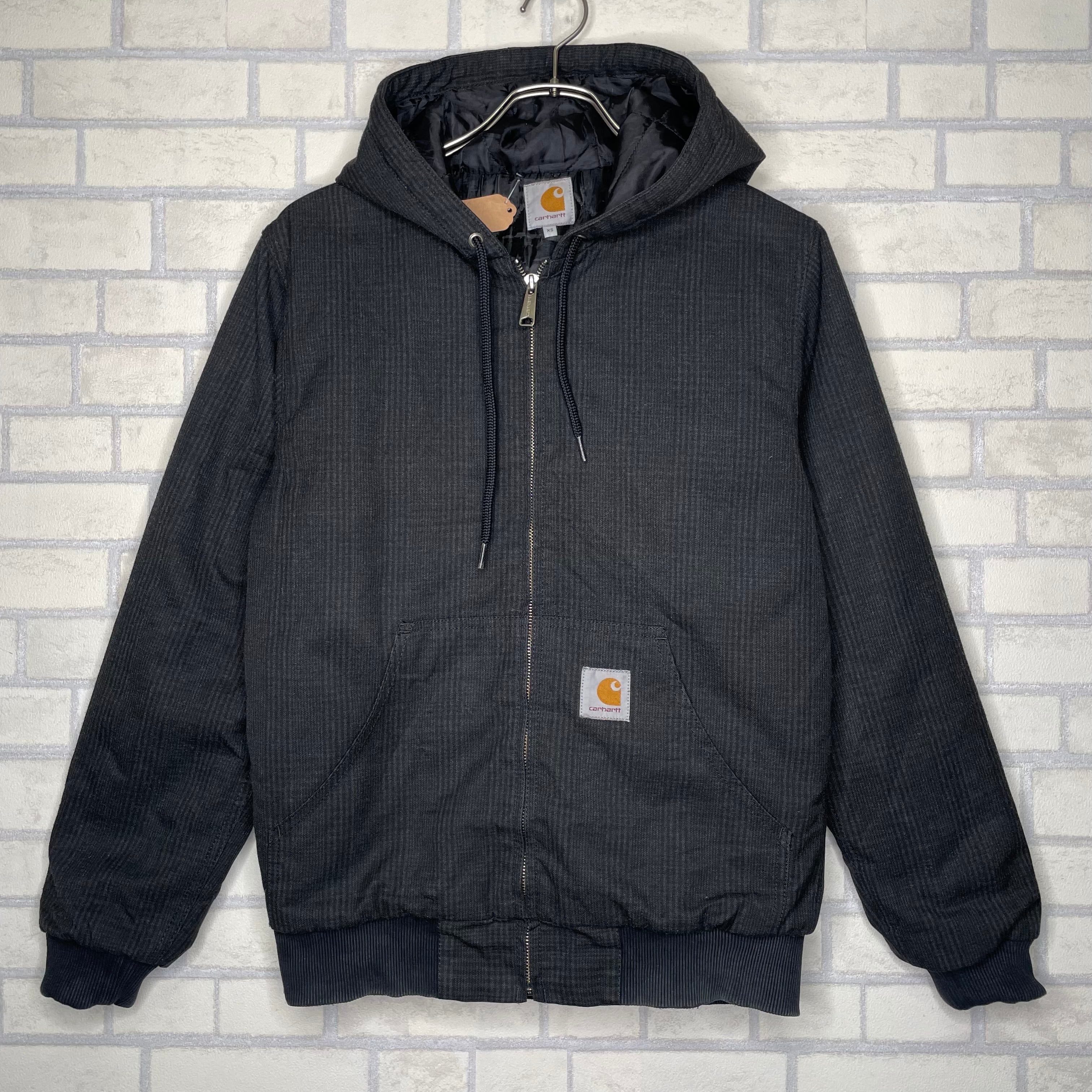 Carhartt アクティブジャケット XS（M相当）チェック柄 裏地 