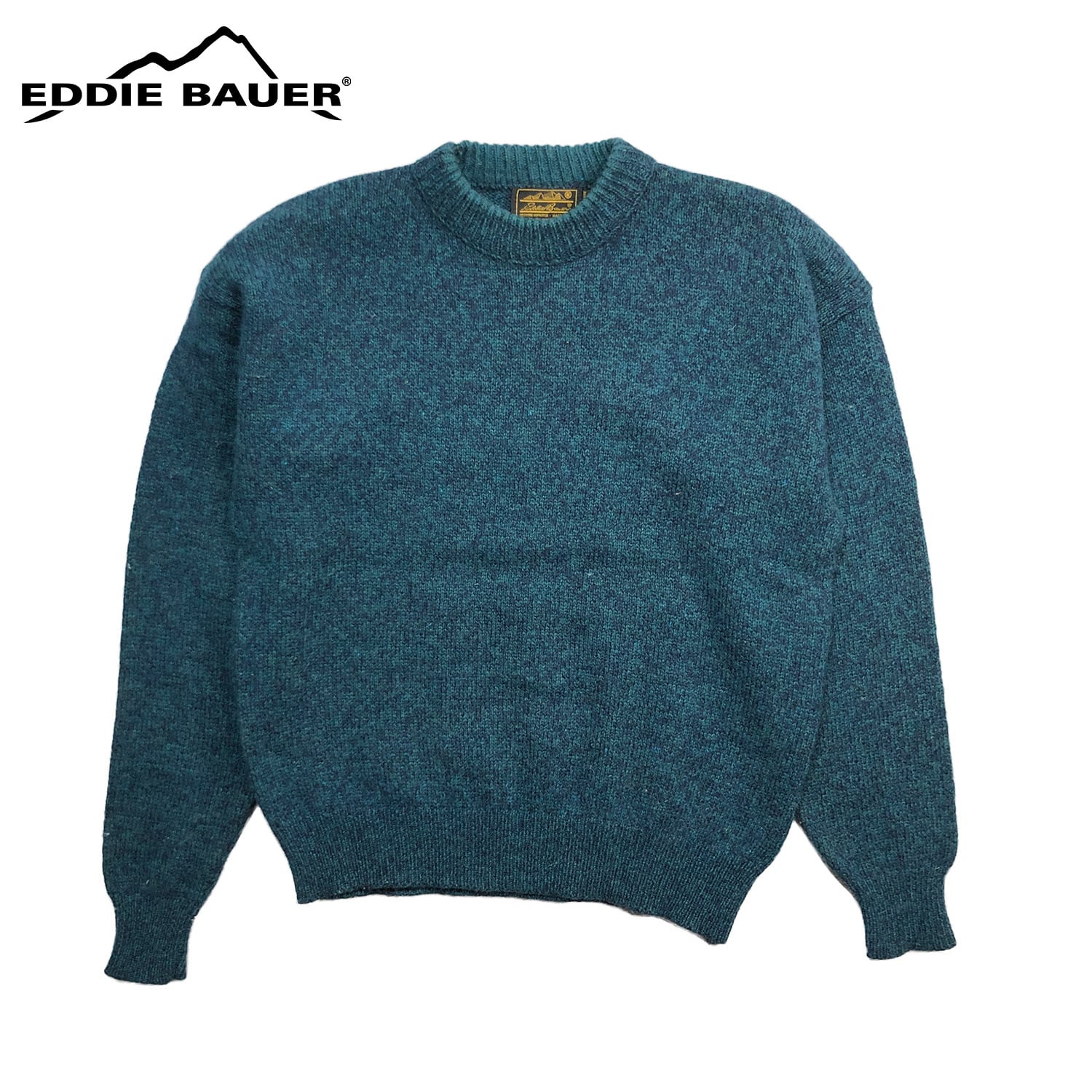 EDDIE BAUER 90s ARGYLE SWEATER  Size-L エ