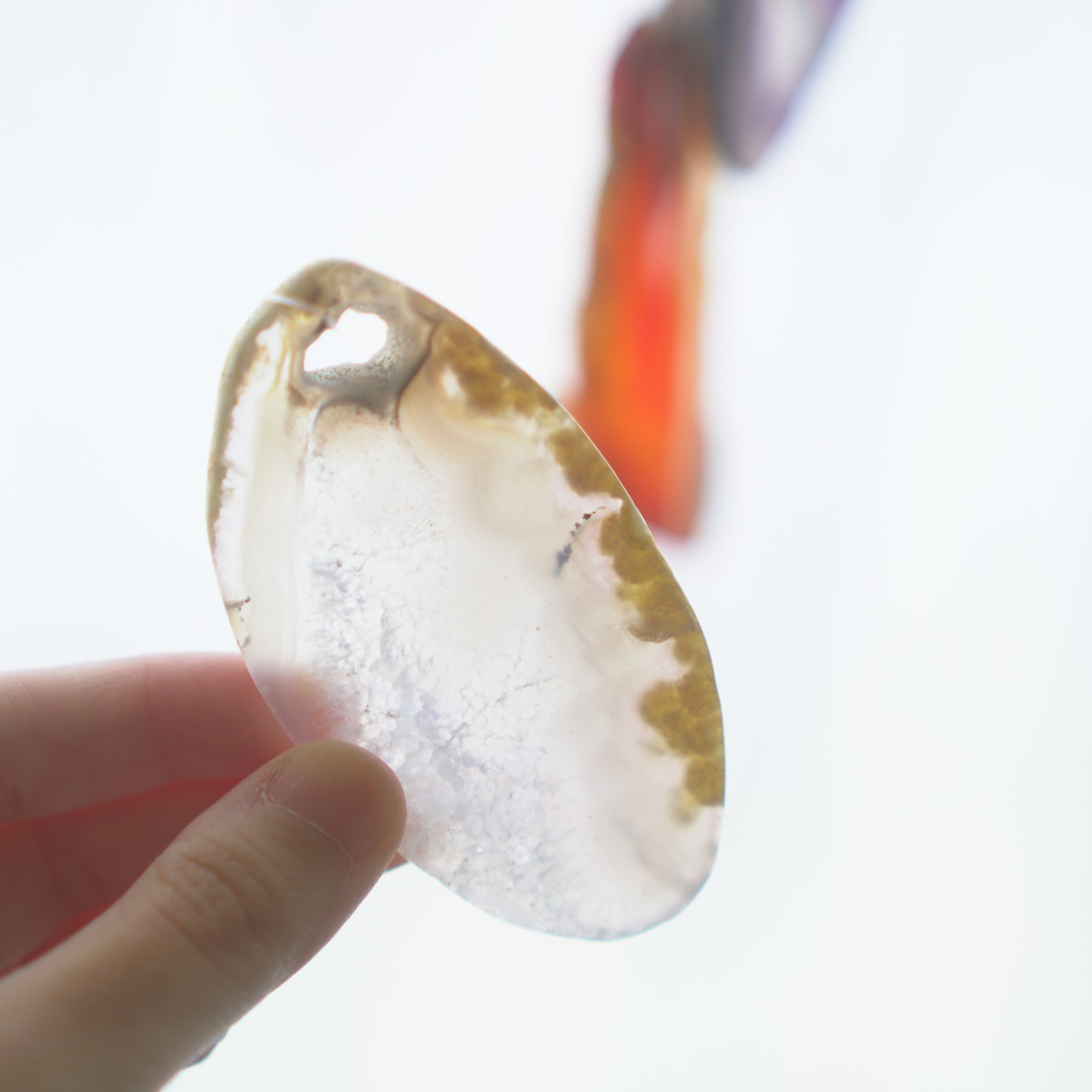 Dramatic Flowers - アゲートヒーリングチャイム / Agate Sun Catcher Wind Chime 038