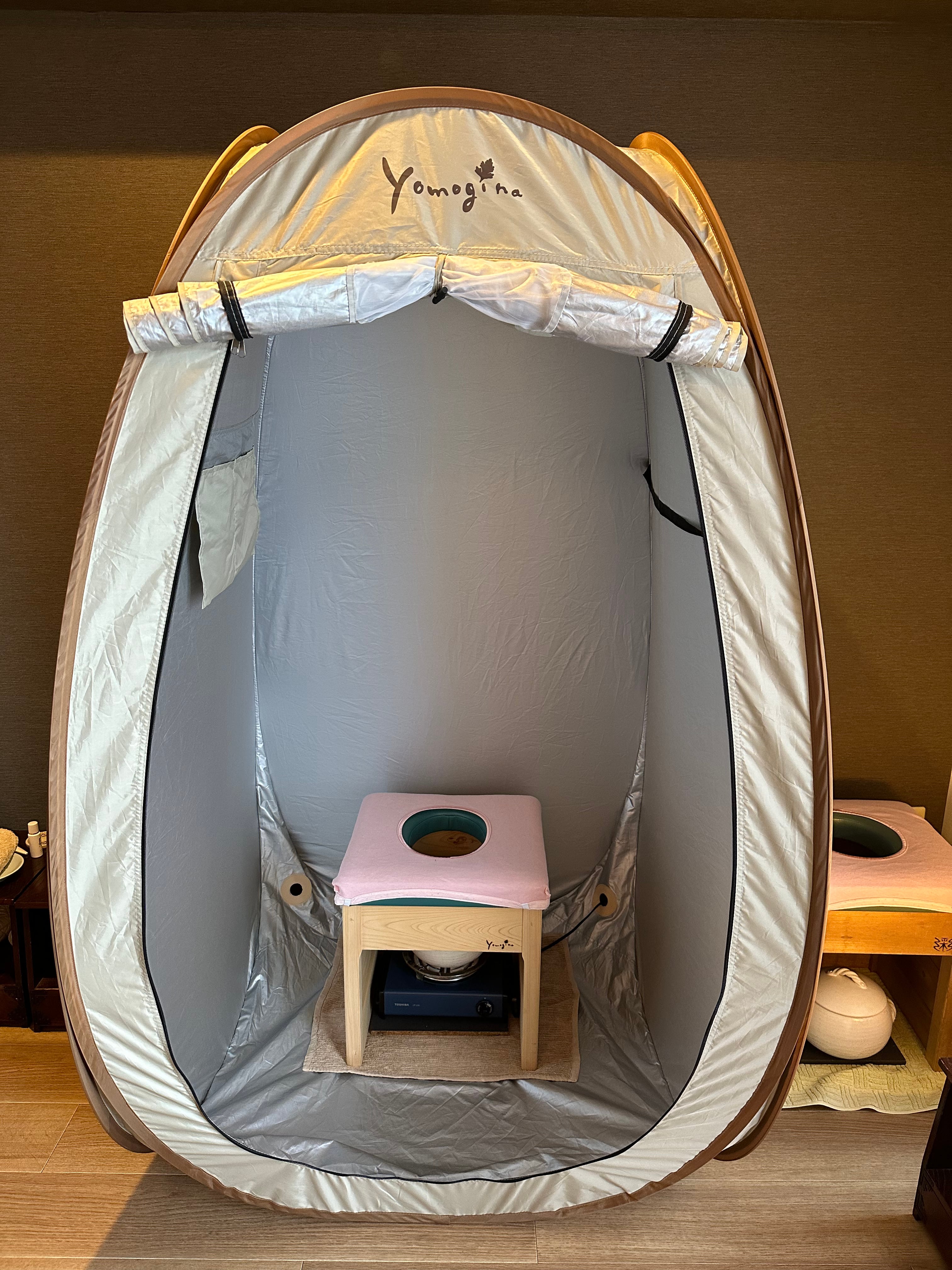 よもぎ蒸し専用テント 『てんとうむし』 | よもぎのタニ子セレクトショップ