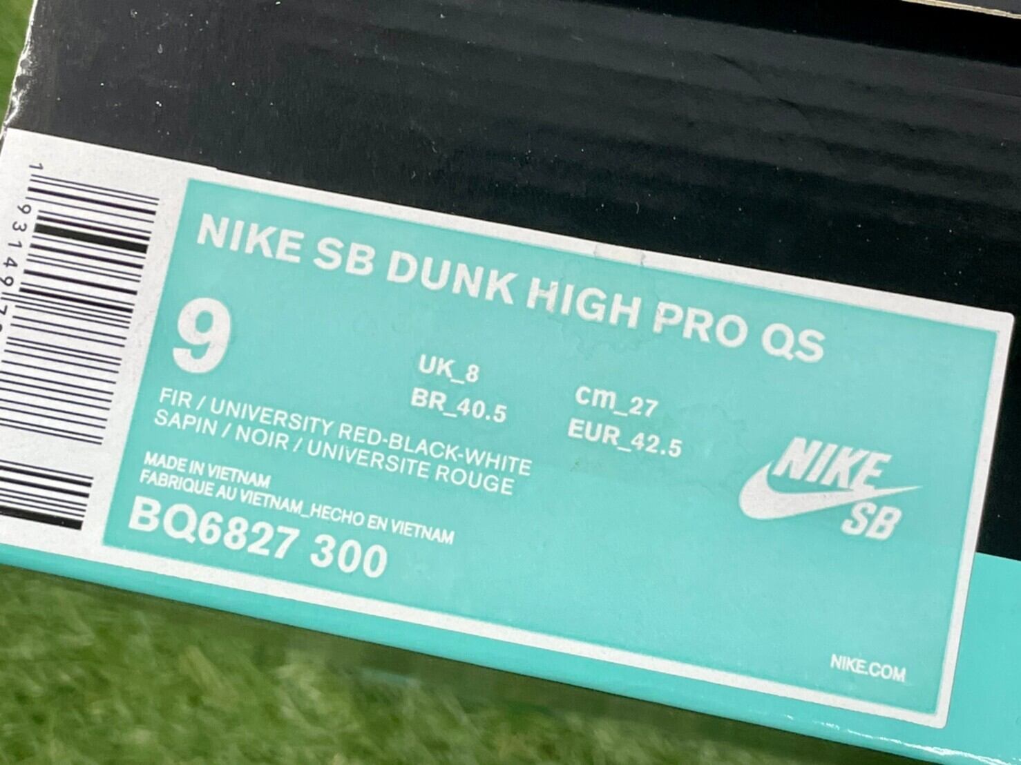 NIKE SB DUNK HIGH PRO QS WALK THE DOG BQ6827-300 27㎝ 77938 