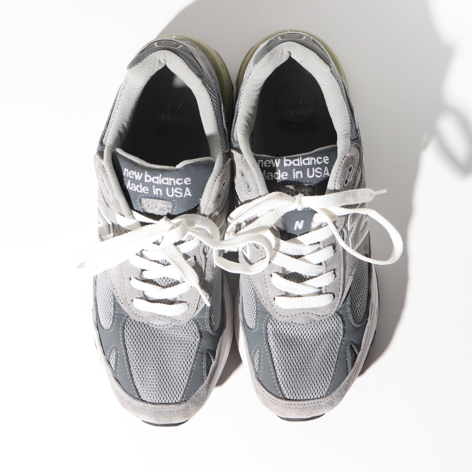 美品箱付き MR993GL 9.5D 27.5cm ニューバランス newbalance グレー  