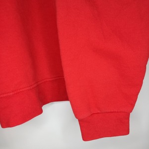 フルーツオブザルーム　クルーネック　スウェット　トレーナー　無地　レッド　L/G