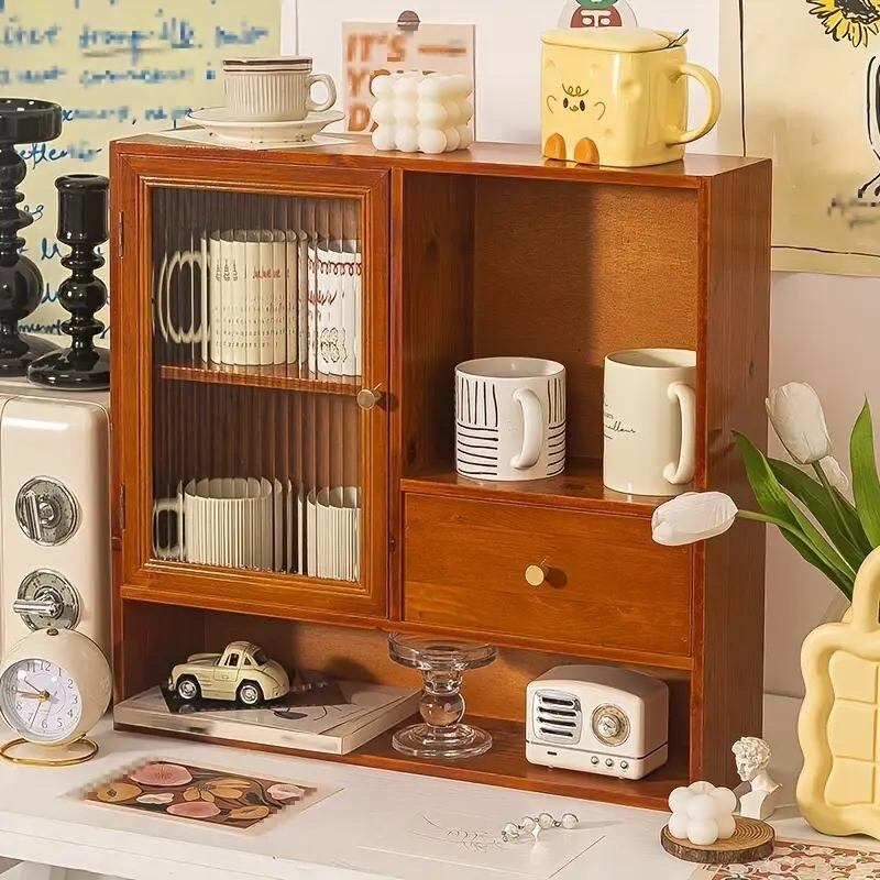 ヴィンテージ 木製コーナーキャビネット ヴィンテージ レトロ 木製 キャビネットコーナー 収納 ヴィンテージ