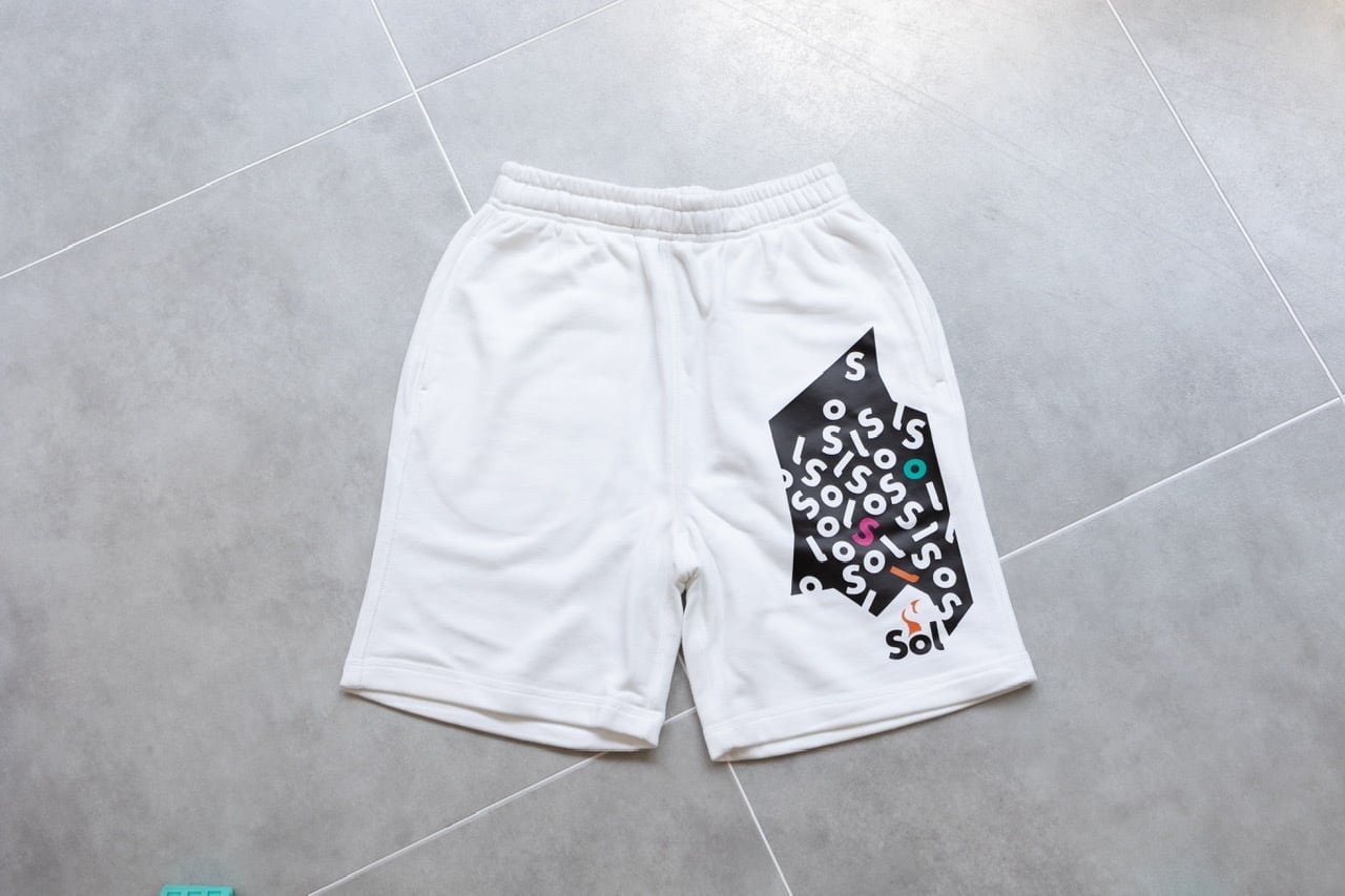 Sol ハーフパンツ Solハーフパンツ(グレー)メンズ、レディース M | SolSol