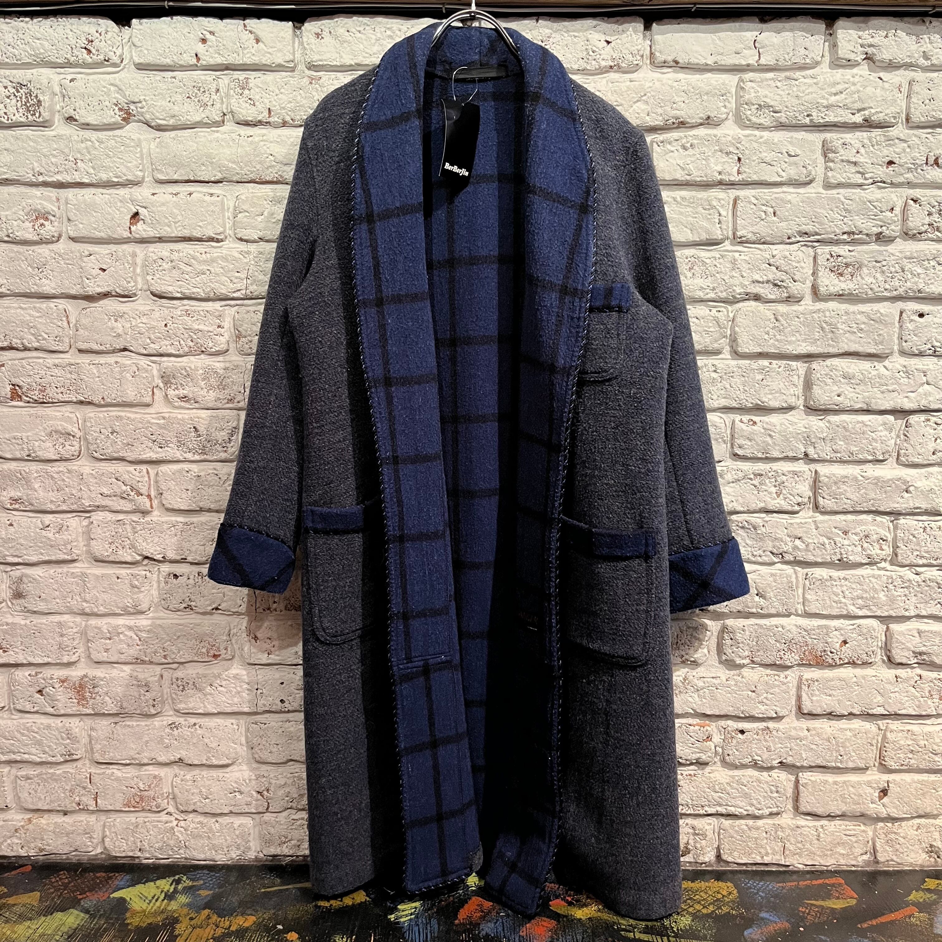 ジャケット・アウター FDMTL HARRIS TWEED SHAWL COAT NAVY fdmtl × Harris Tweed コート｜FDMTL HARRIS TWEED SHAWL COAT NAVY