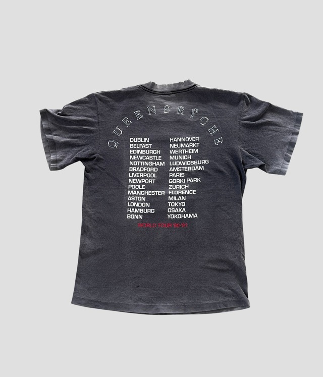 -QUEENSRYCHE- Vintage 90s L Metal Band T-shirt