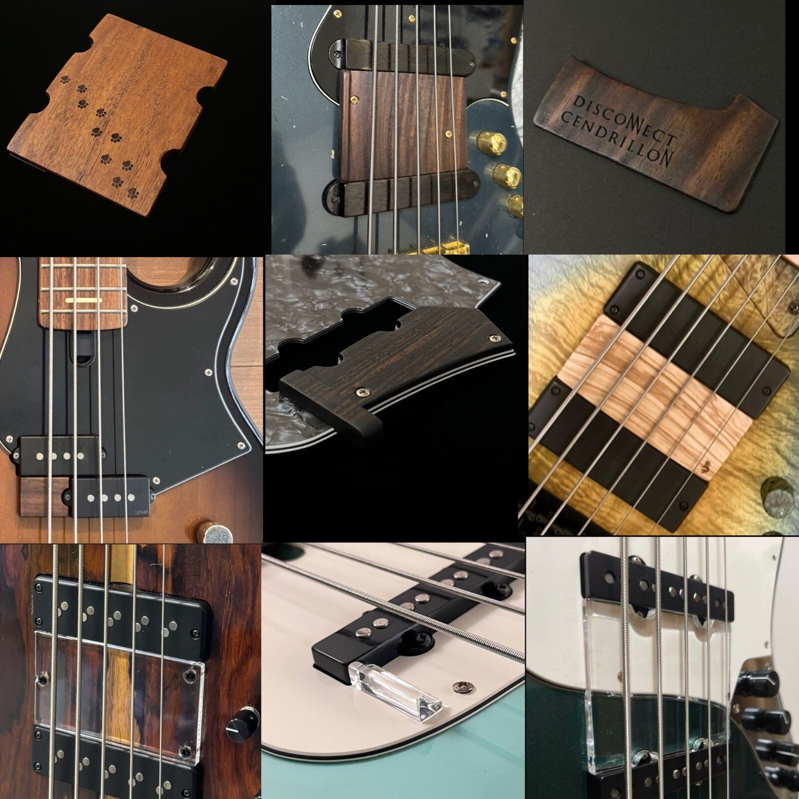 フィンガーランプ付き STERLING by Musicman STINGRAY 高さ調整可能なフィンガーランプ - MUSICMAN StingRayタイプ用 ハーフ