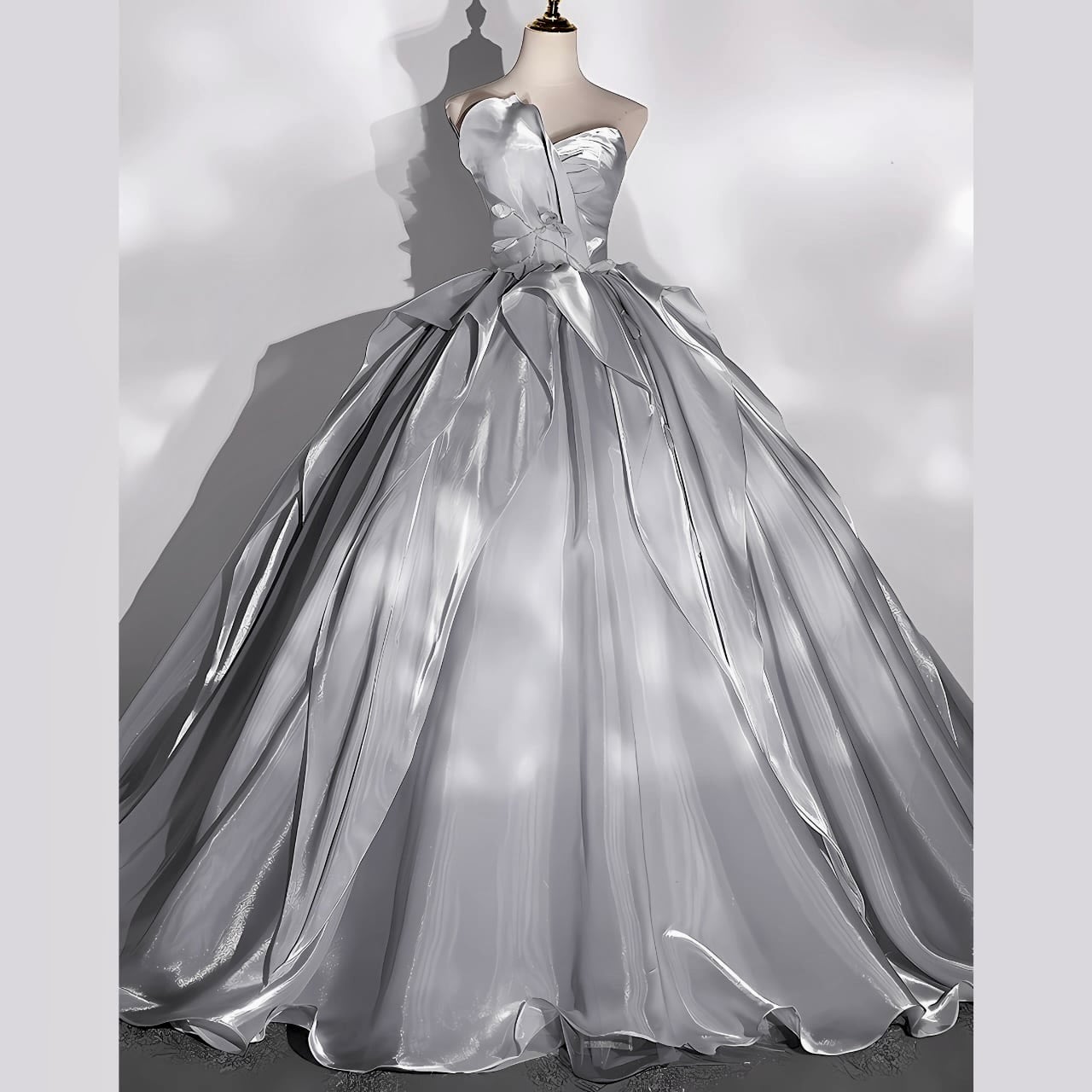 ドレス（シルバー・グレー） | ステージドレス MUSE BLESS