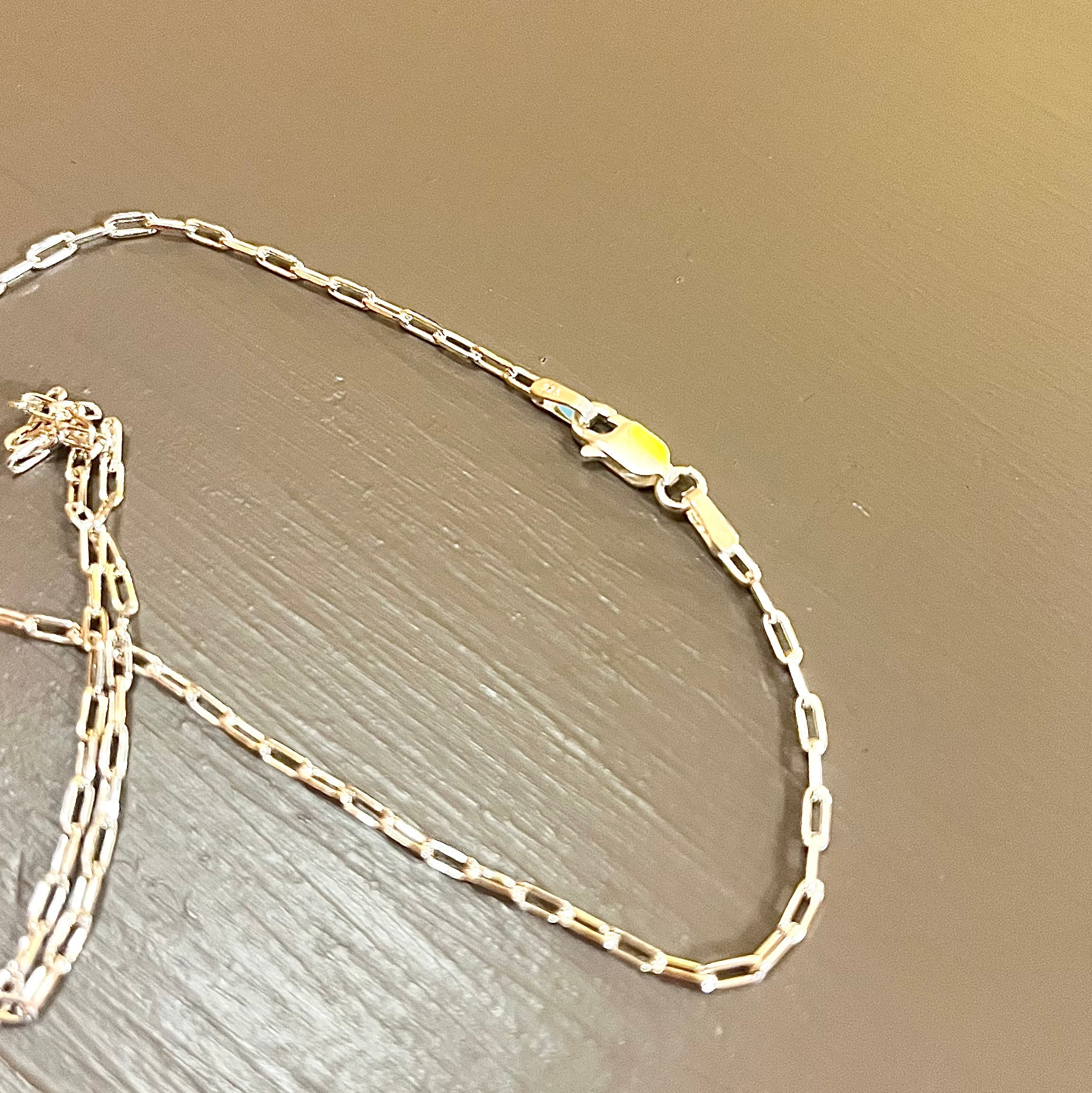 長アズキシルバーチェーン タイプ100-2c 60cm シルバーネックレス