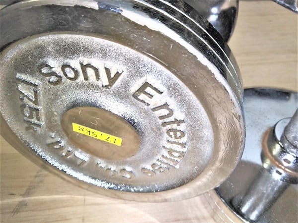 重量固定式 クローム・セットダンベル 17.5kg(ペア) 【お