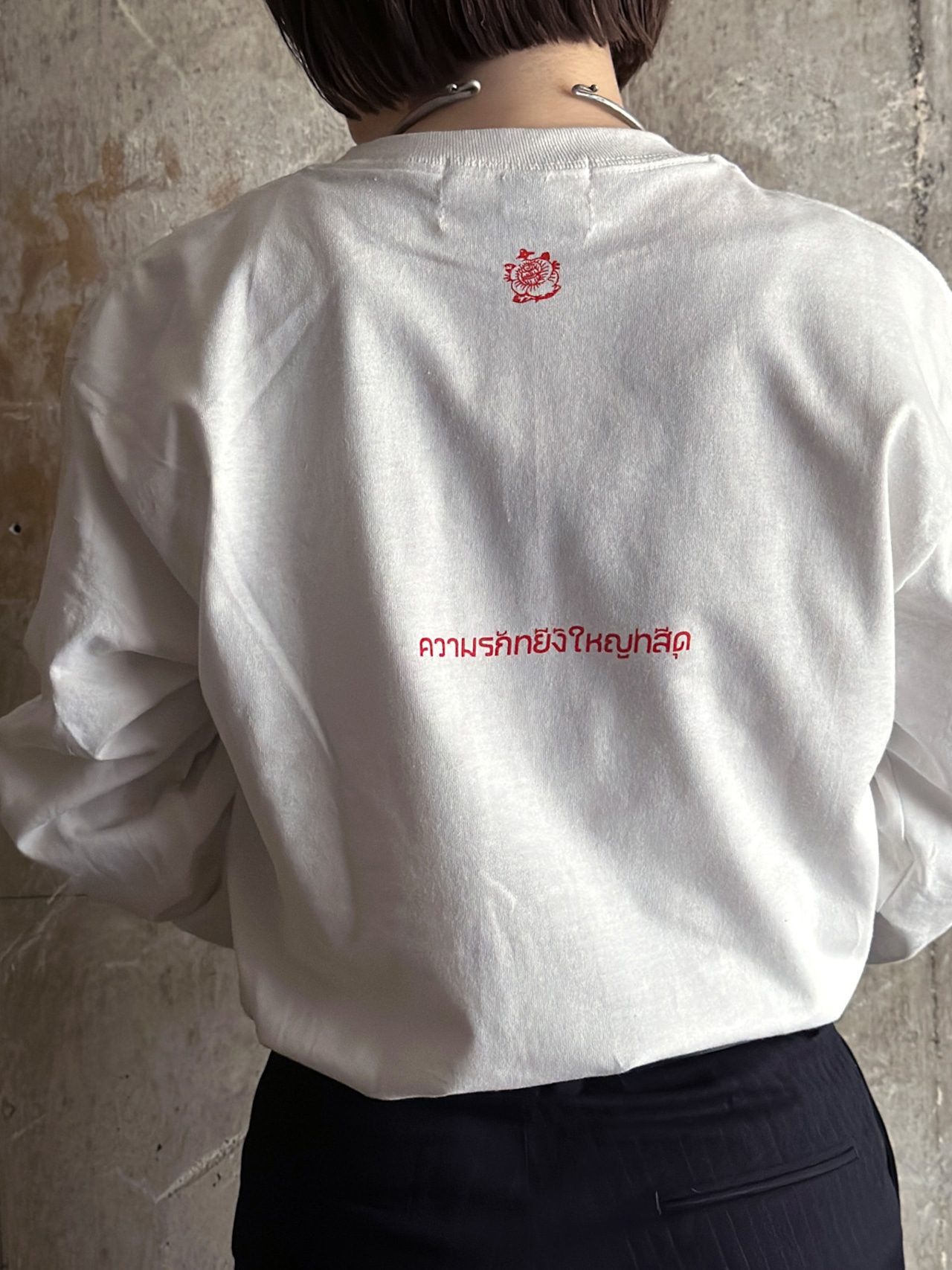 333 "The Never Vanishing Love" L/S Tee（RED）