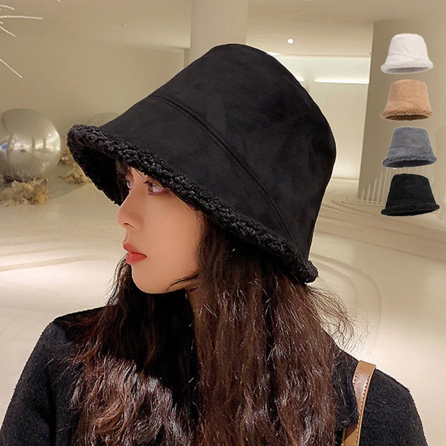 【即発送】送料無料♡バケットハット バケハ 秋冬 帽子 レディース 韓国風 韓国ファッション（DM0434）