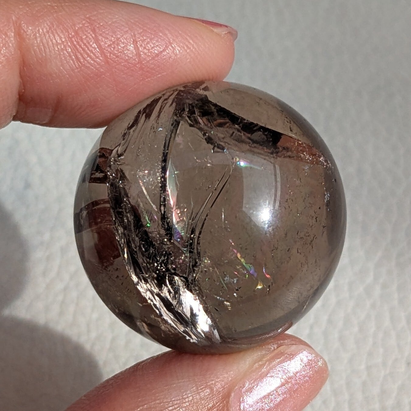 アイリススモーキークォーツ スフィア 約27mm | iris imrama stone