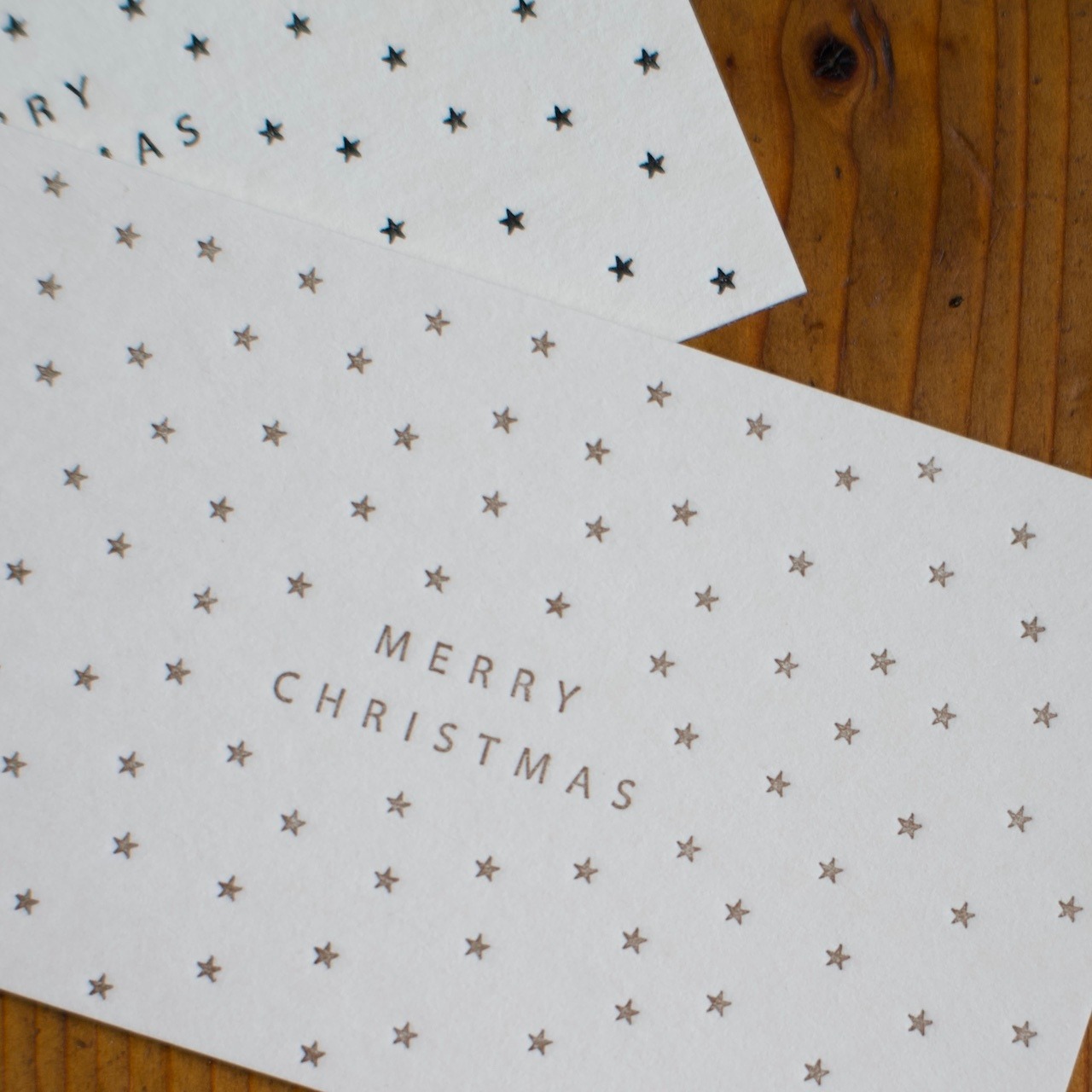 大枝活版室 / X'm Star mini card&envelope 〈クリスマス カード・ギフトカード・活版・メッセージカード〉