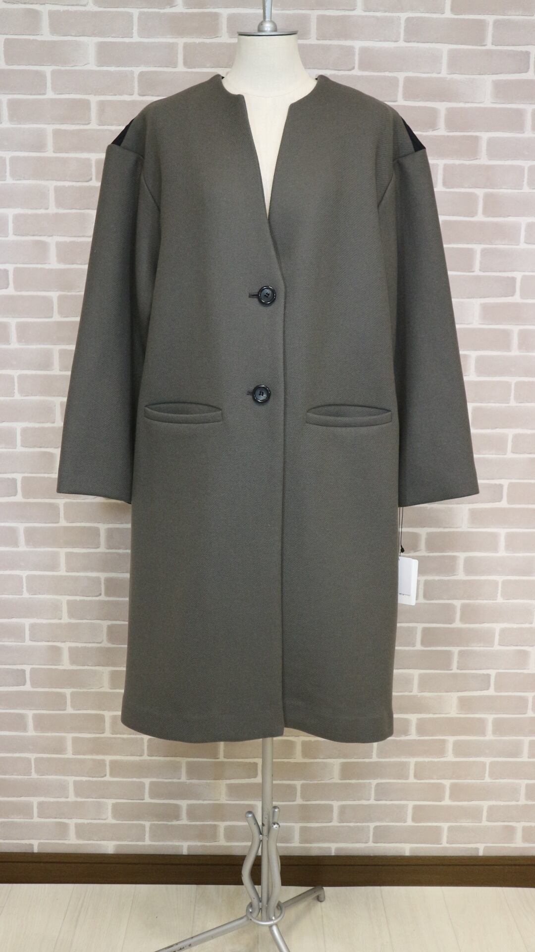 QTUME　バッグキルティングコート　　352-24510