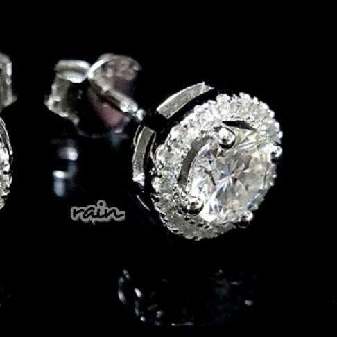 【証明書付き】モアッサナイト 0.5ct . Dカラー .  VVS1 . EX