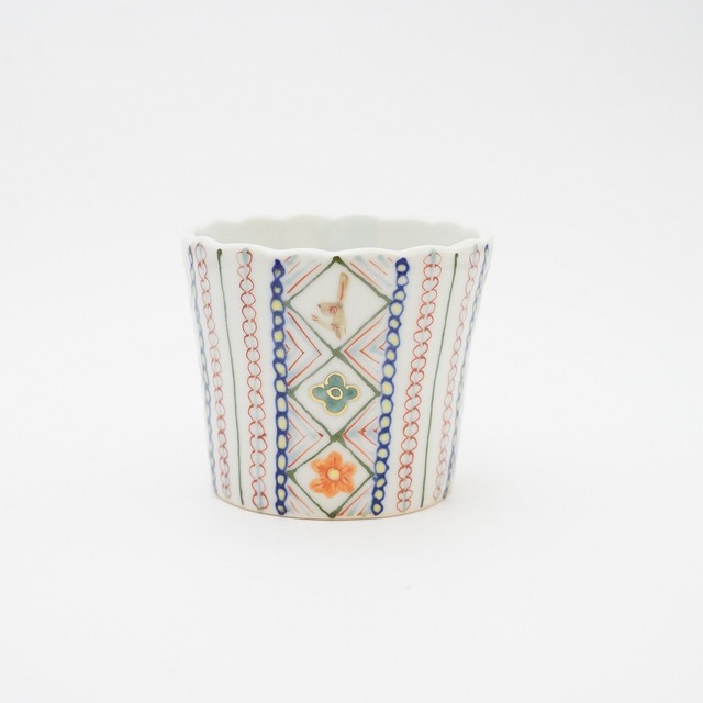 【小林 恭子】くもくも兎と花カップ　7-A