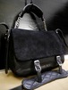 レア16万★JIMMY CHOO ジミーチュウ BECKA ベッカ バイカークロスボディ 2way スエードxレザー バッグ 黒★ BECKAから希少なコンビモデル♪