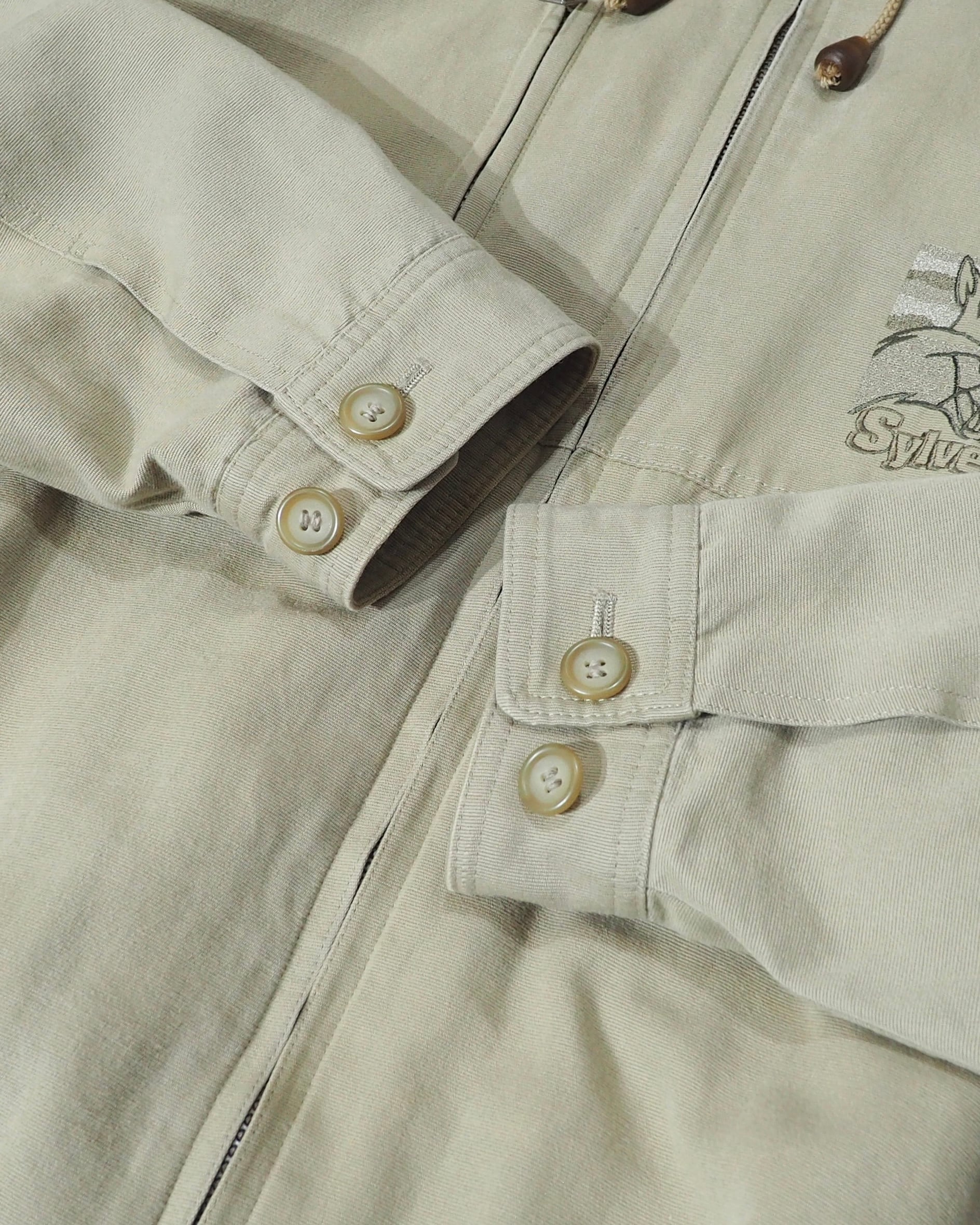 1990s " Looney Tunes - Sylvester the Cat " Embroidery vintage Drizzler jacket