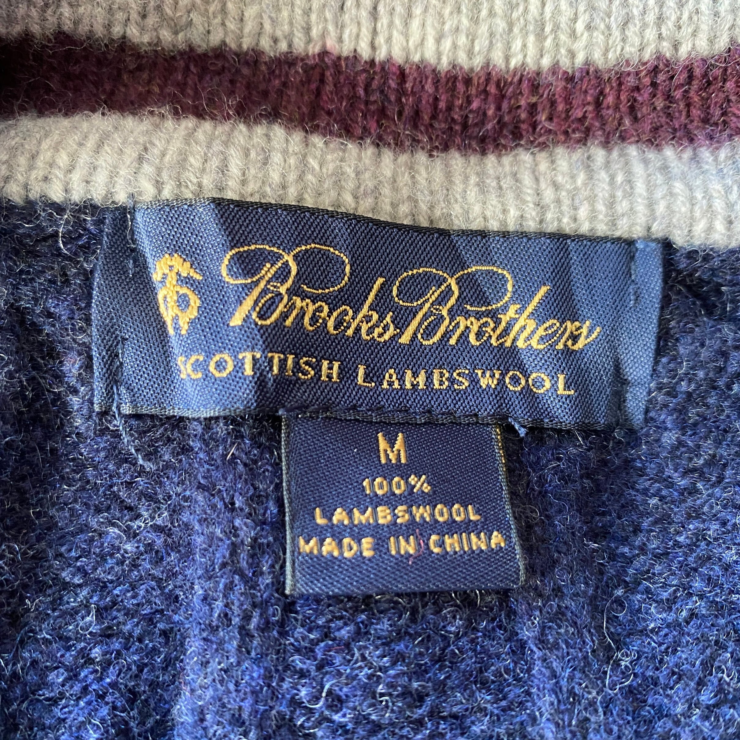 BrooksBrothers ブルックスブラザーズ チルデンニット M ブラック