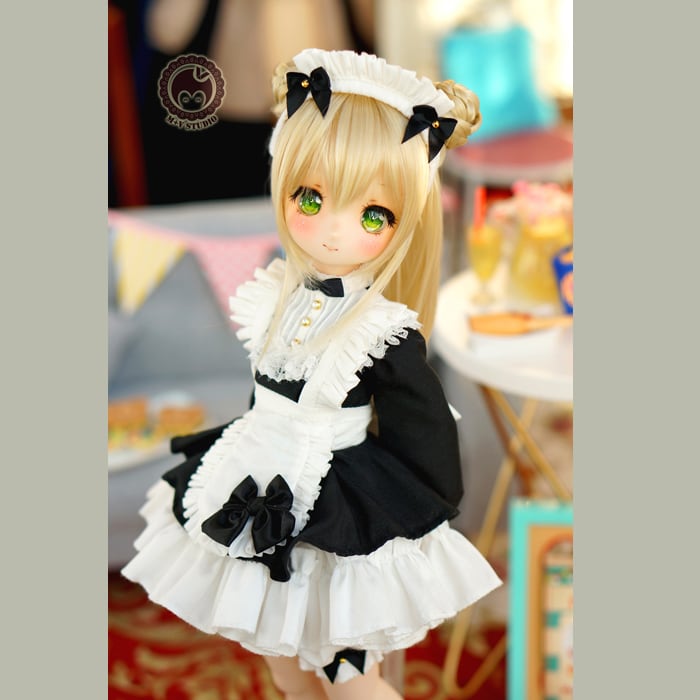 MDD,MSD ドール ミニドルフィードリーム メイド服 コスチュームセット