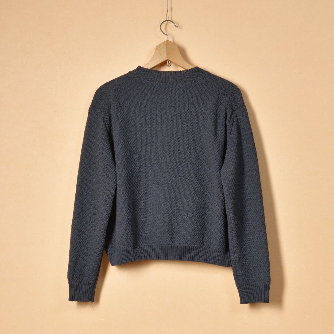 evam eva エヴァムエヴァ モスステッチプルオーバーニット・ノースシー