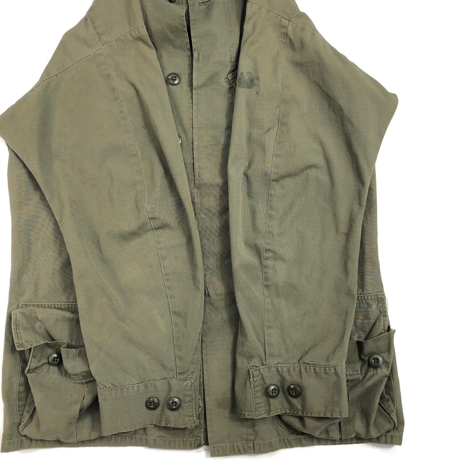 70年代 U.S.ARMY COMBAT TROPICAL RIP-STOP 4th jungle fatigue jacket