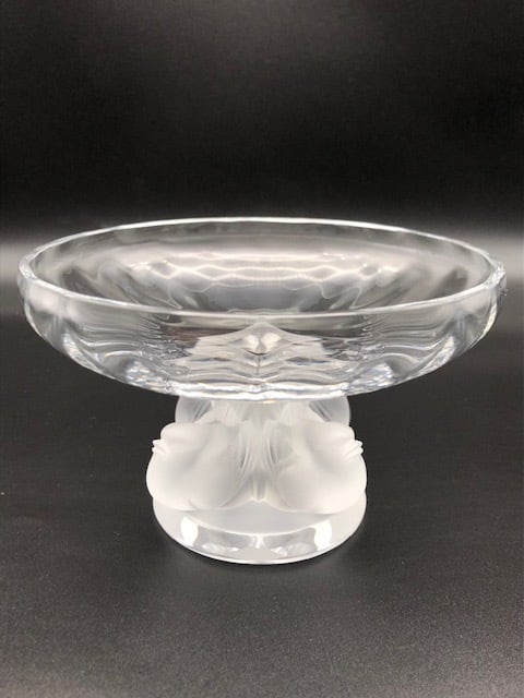 ラリックLaliqueクリスタルガラスBerbereカプリコン大皿　飾り皿