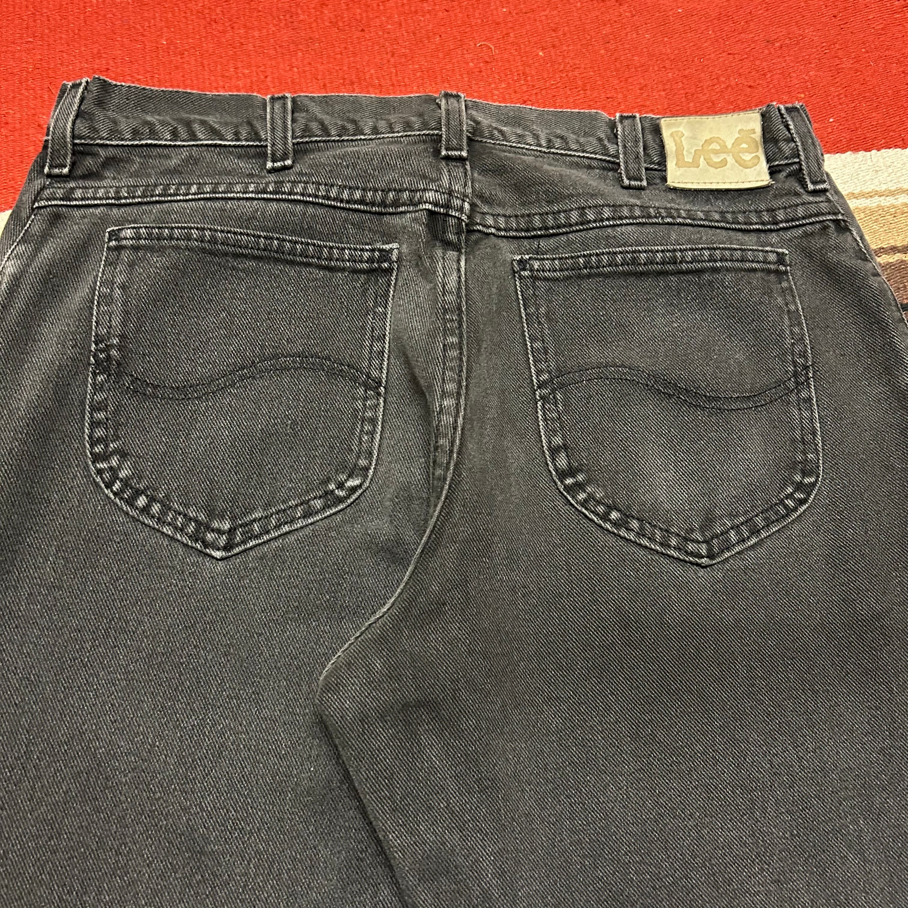 90s~ Lee 200 Black Denim Pants W34 | DESERTSNOW