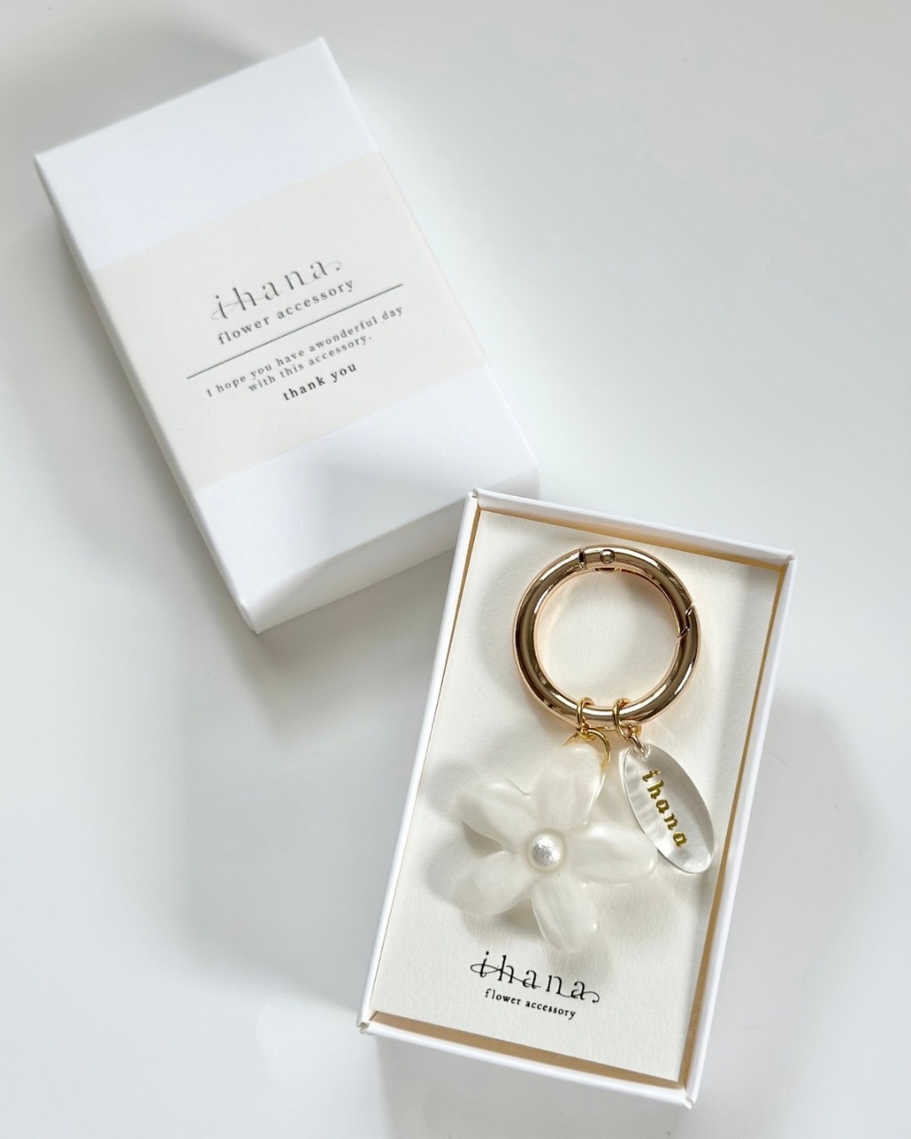 jasmine keychain【 name plate 】