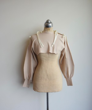 TAN/24SS-9 MULTIWAY KNITTED BOLERO(BEIGE)