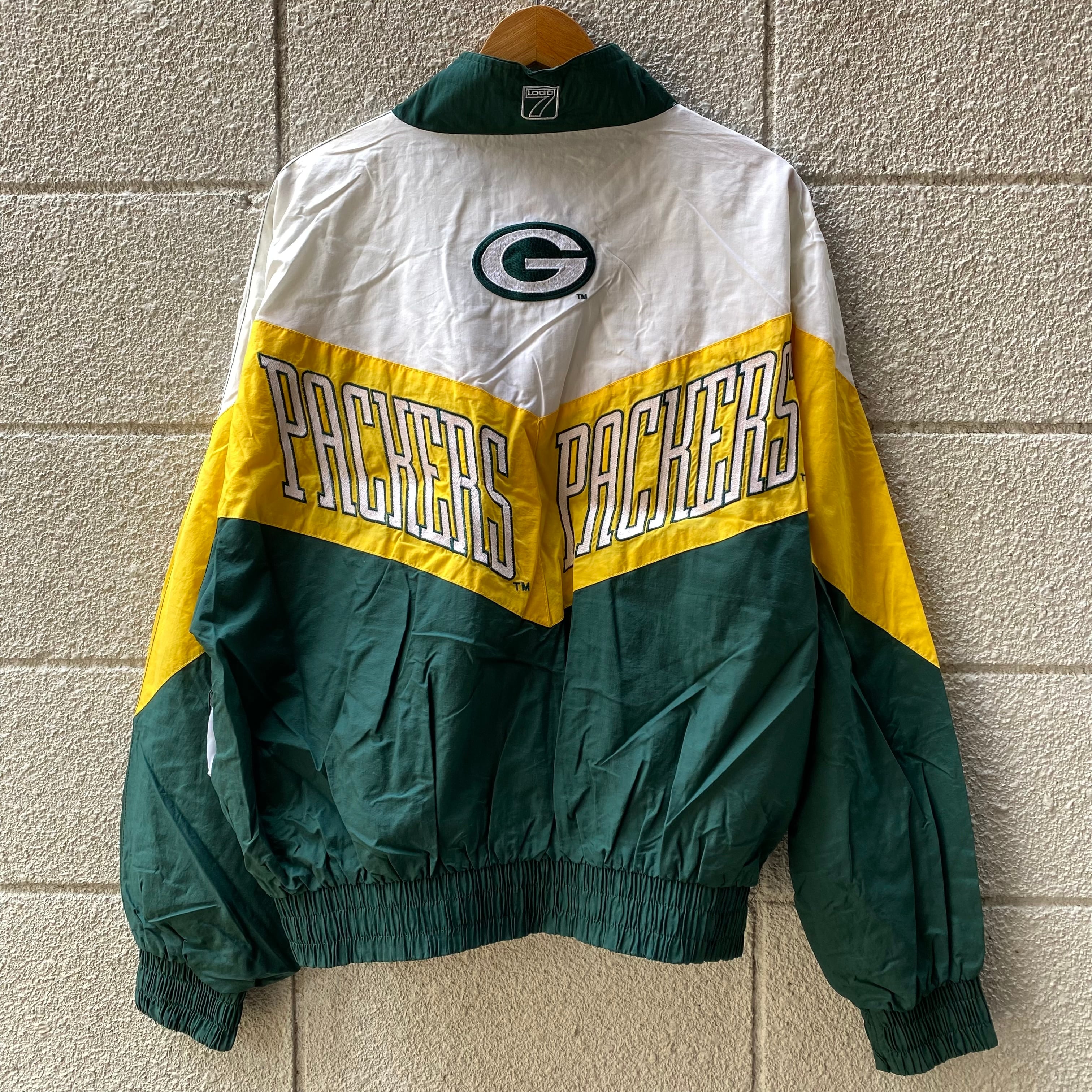 90s NFL LOGO7 PACKERS ナイロンジャケット-