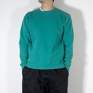 90s Russell Athletic sweatshirt solid green M 古着