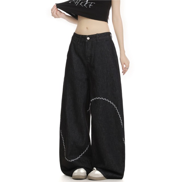 chain design denim　チェーンデザインデニム　J1524