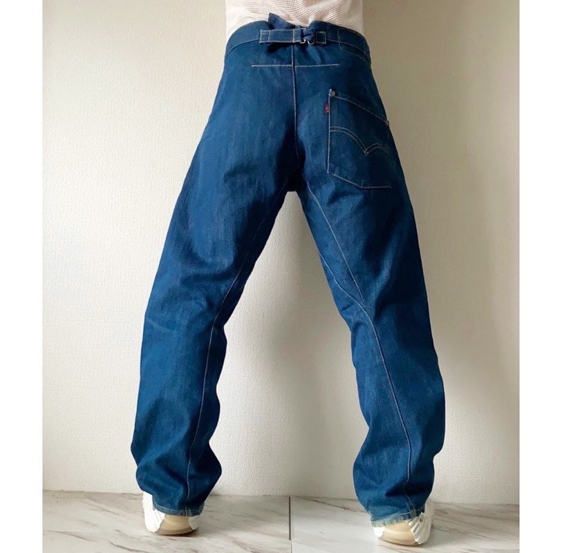 レトロ立体裁断 ルーズフィットlevi's engineered jeans デニム