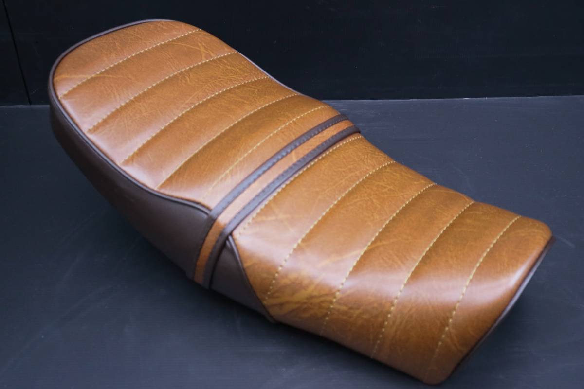 エイプ 50 100 タックロール シート 茶ツートン Ape50 キャブ車 専用 茶皮 タックロールシート あんこ抜き 変形シート 段 Ape100 レザー アキヤンのバイクパーツ エイプ 50 100 タックロール シート 茶ツートン Ape50 キャブ車 専用 茶皮 タックロールシート あんこ抜き 変形シート 段 Ape100 レザー アキヤンのバイクパーツ