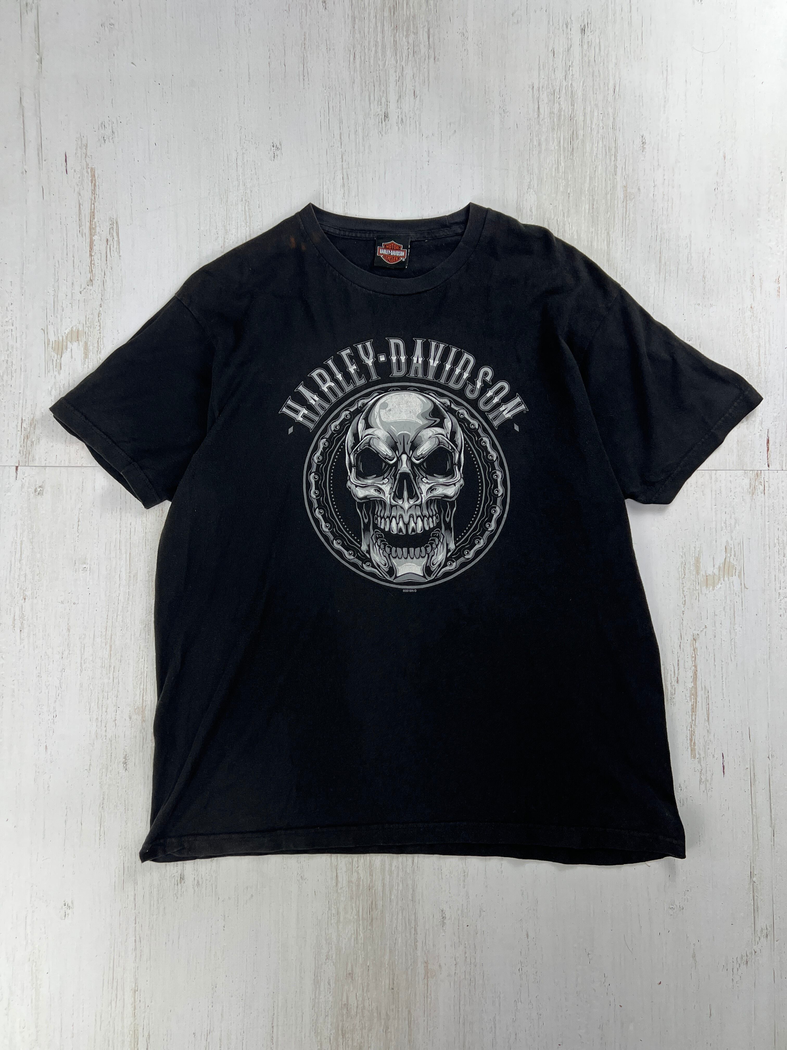 2019’S Harley-Davidson Skull Graphic T-Shirt ハーレーダビッドソン スカル グラフィックTシャツ ブラック #F555