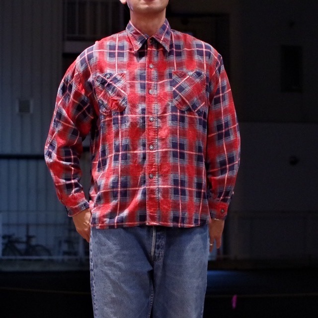 1960s Winter King Print Flannel Shirt / ウィンターキング プリント 