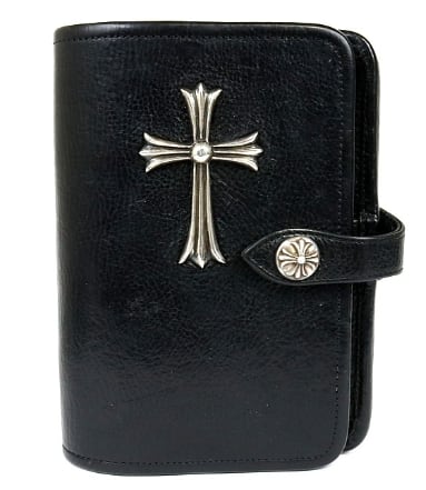 CHROME HEARTS クロムハーツ アジェンダ 手帳カバー レザー CHROME HEARTS クロムハーツ ラージクロス アジェンダ クロス