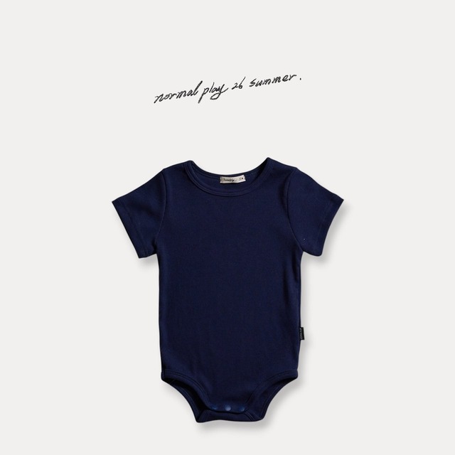 《予約》送料無料【normal play】Soft Rib Baby Suit