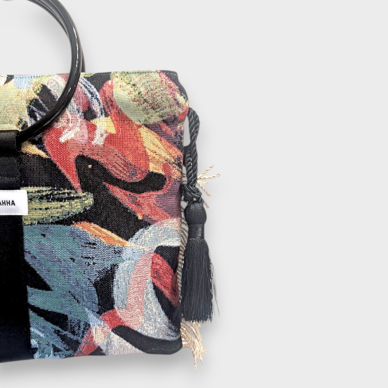 BrushArt Ring Bag-Black×Black