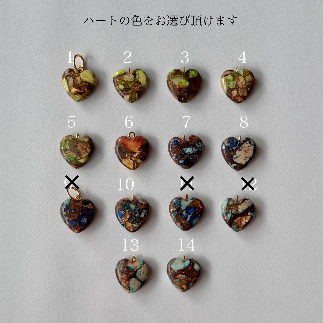 colorful design necklace［GSN066］