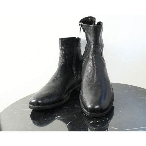 raparo ラパロ レザーサイドジップブーツ サイズ42 1/2（約27〜27.5cm相当）｜SS86