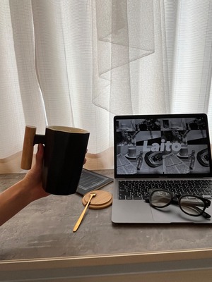 woodenハンドルマグカップ(3set)