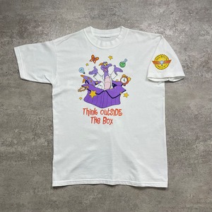 DISNEY FIGMENT THINK OUTSIDE THE BOX T-SHIRT SIZE M (USED)
