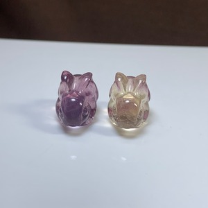 10.ペアうさちゃん･フローライトうさぎ