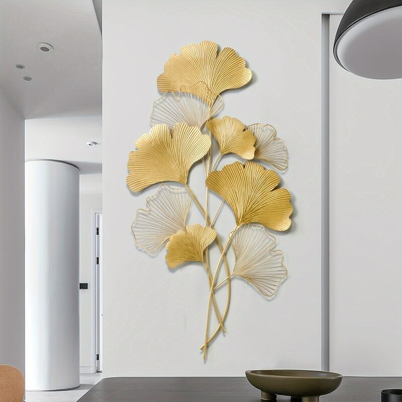 インテリア 壁掛け イチョウ 銀杏 葉 エレガント スリム