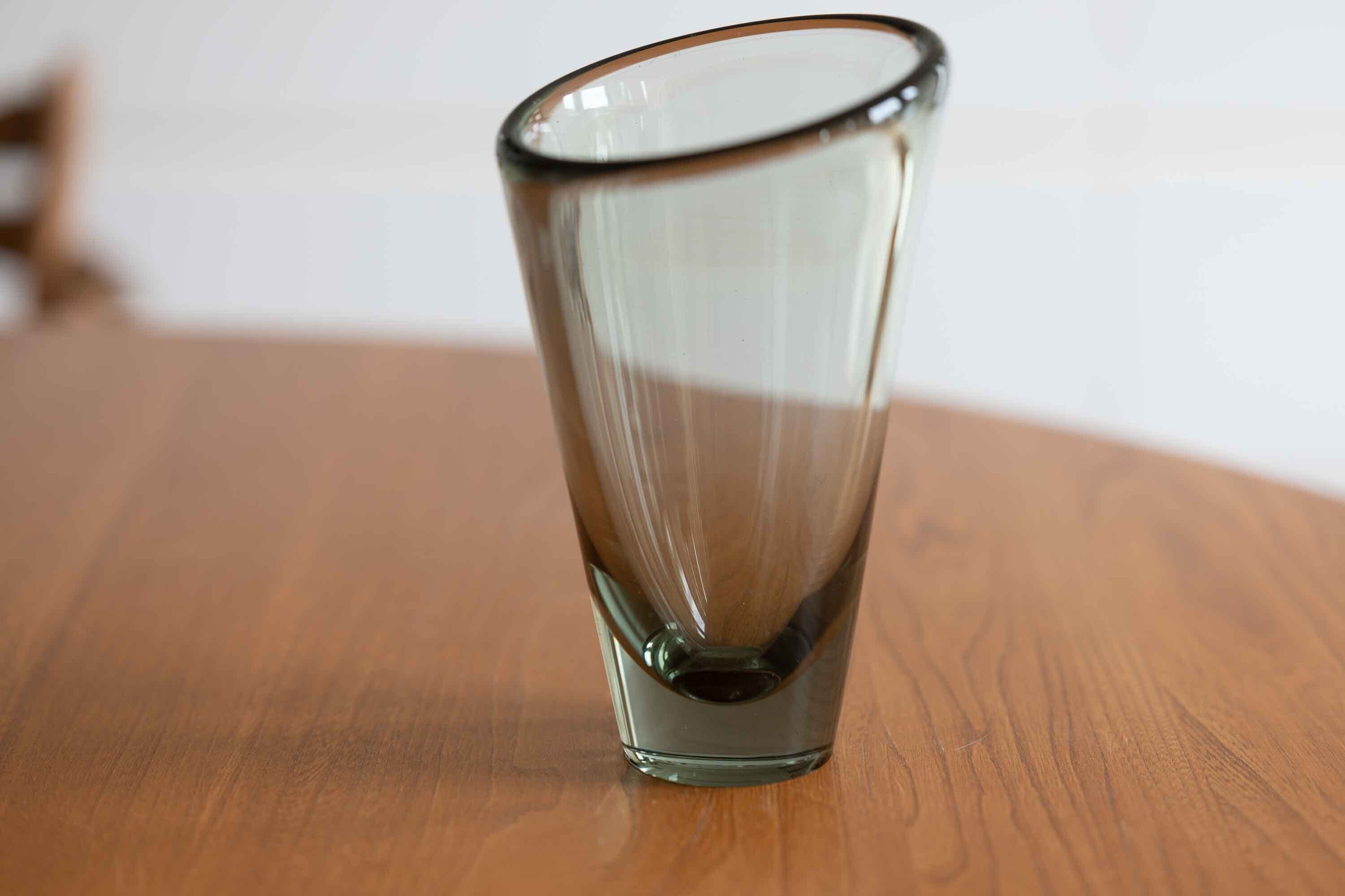 Holmegaard ホルムガード ガラスベース Per Lutken(ペル・ルッケン)デザイン 1950年代