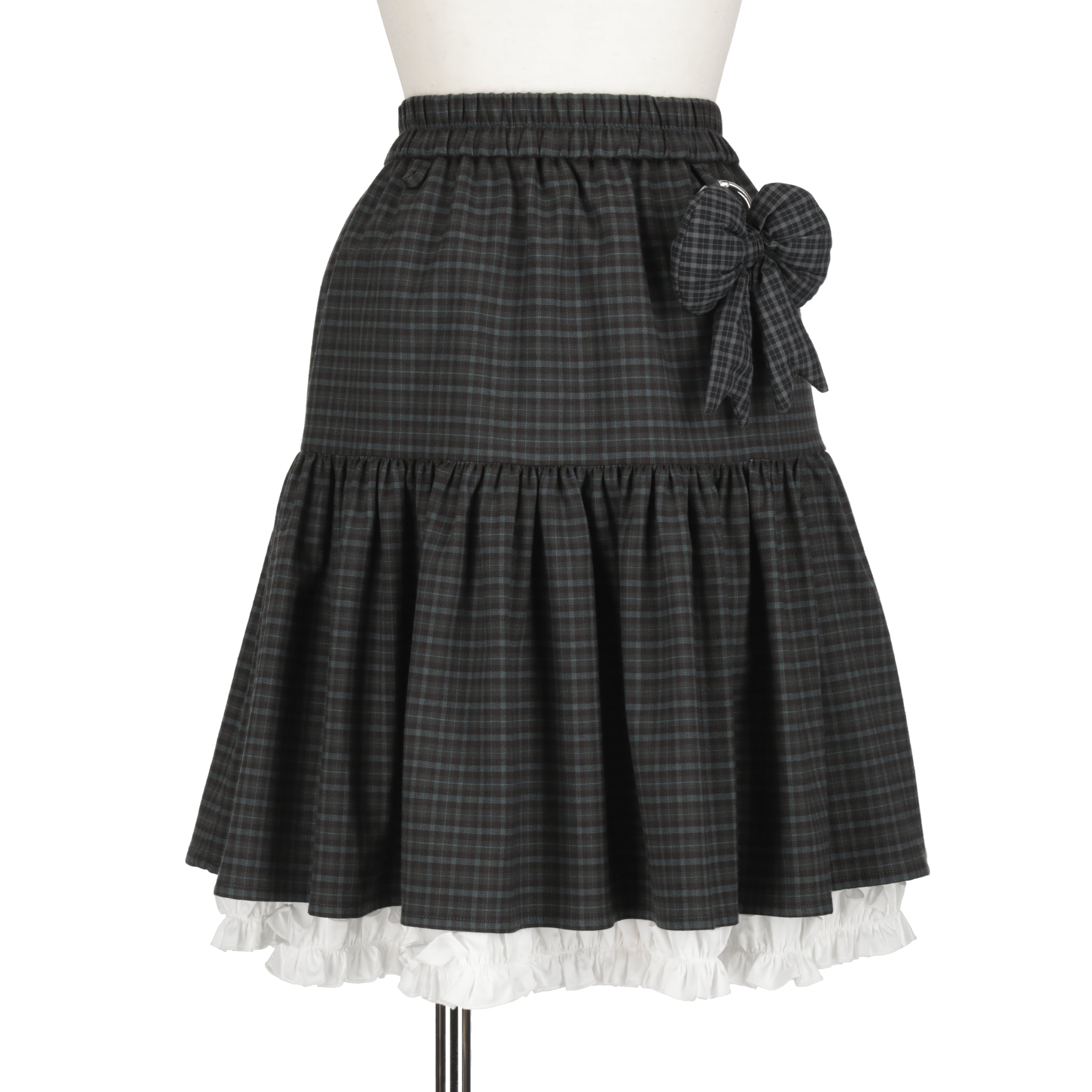 ティアードレイヤースカート　GRAY